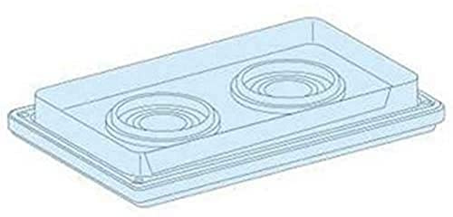 Schneider Elec PBT – SYS 22 35 – Plaque Passe-câble G IP55 2 entrées 33 – 72