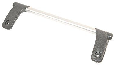 Hotpoint Refrigeration Silver/Black Door Handle. Genuine part number C00219322