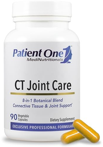 Patient One CT Joint Care | Supplement to Support Healthy Connective Tissue and Joint Function* | with Turmeric, Boswellia and More | 90 Capsules
