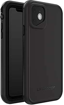 LifeProof Fre Hülle für iPhone 11, Wasserdicht (IP68), stoßfest, schmutzabweisend, Sturzschutz bis 2 Meter, schlanke Hülle mit integriertem Displayschutz, Schwarz