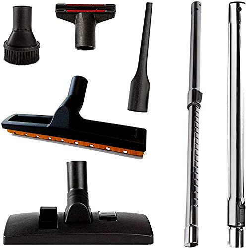 Maxorado XL Zubehör Set I 35mm Staubsaugerrohr Kombidüse Staubpinsel Fugendüse Möbelpinsel Staubsauger Rohr für Industriestaubsauger Bosch GAS 35 H AFC PROFESSIONAL NASS-/TROCKENSAUGER