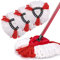 Vileda 3 Pack Triangle Spin Reusable Mop Heads - Compatible with Turbo Mop Heads Replacement