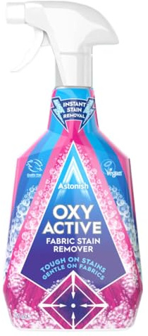Astonish Oxy Active Fabric Stain Remover Spray, Fast Acting, Pink Blossom, 750ml, 1, 838.0 grams