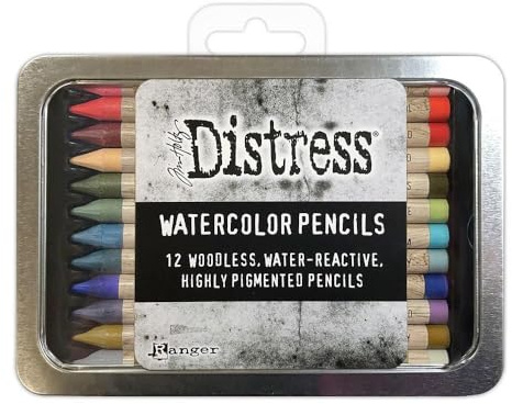 Tim Holtz Distress akvarellpenna 12/Pkg-Set 6