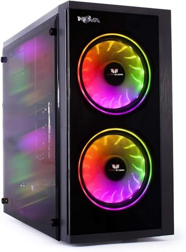 Veno Scorp Budget Gaming PC Intel Core i5-16GB RAM - 500GB HDD – GT 710 2GB NOVA ARGB Gaming Case - WINDOWS 11(Renewed)