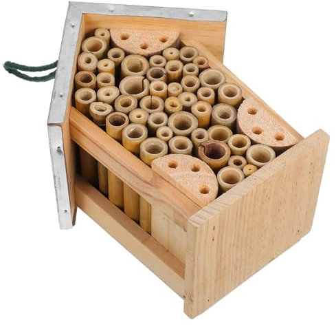 Gogogmee Hängendes Schmetterlingshaus Aus Holz Wetterfestes Insektenhotel Für Garten Bienen Und Schmetterlinge Optimale Nistbedingungen Für Und Gartenliebhaber