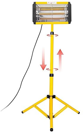secadora de pintura, Lámpara De Curado De Pintura Infrarroja, Lámpara De Secado De Coche Por Infrarrojos De 2000W, Luz De Pintura Infrarroja, Calentador De Onda Corta, Luz For Hornear, Soporte Elevabl