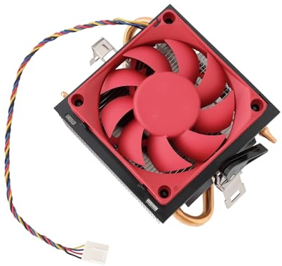 LT Easiyl 1 Ventilateur de Refroidissement de Processeur 95-100 W 4 Broches en Aluminium avec Caloducs en Cuivre Intégrés Compatible avec AMD AM3 AM2 FM1 FM2 AM3 Prise