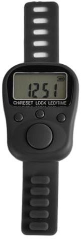 Buxuaaaa Elektronisk fingerräknare, LCD digital display räknare 6 siffror antal klickare, räknare klickers räkna finger