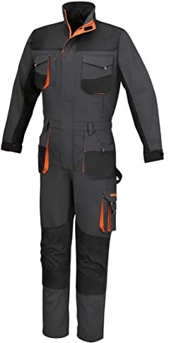 BETA - 7865G XL Tuta Twill 180GR Easy Grey, tuta leggera da lavoro con design innovativo e comfort fit, con tasche anteriori, laterali e posteriori multiuso, 078650804