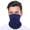 KUNSTIFY | Multifunktionstuch Mundschutz | Bandana Herren Damen Schlauchschal Halstuch Trend Maske aus Baumwolle Navy kapitänblau | elastisch atmungsaktiv waschbar (Nachtblau)