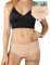 BeMee Daytime Seamless Hipster, hauchdünner Perioden-Slip für Damen, Menstruations-Unterwäsche für den Sport, atmungsaktiv, bei mittlerer bis starker Blutung, hautfarben, Größe L, Doppelpack