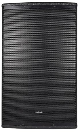 Citronic CUBA-12 | Full Range Passive Speaker Cabinets with Wooden Enclosure & Steel Grille | 12 400W Black