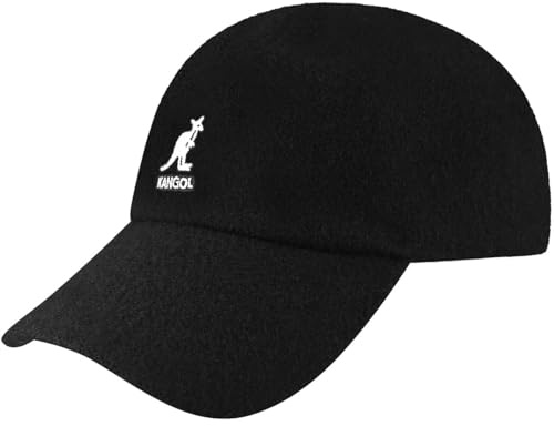 Kangol Unisex Wool Spacecap Baskenmütze, schwarz, 58