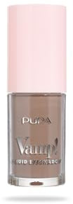 Pupa Ombretto Liquido Vamp! Colore 011 Mocha - Ombretto liquido dal Finish scintillante, lunga Tenuta, disponibile in 12 diverse Tonalità (Formato 4 ml)