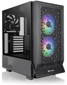 Thermaltake Ceres 330 TG ARGB | Mid Tower Chassis | Compatible con Project Stealth y BTF | Black