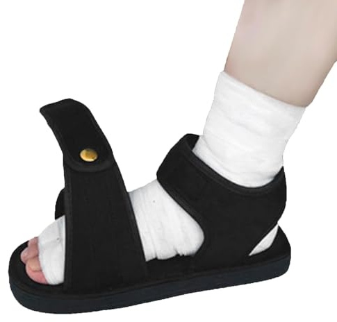 Post Op Shoe, Walking Cast Shoe för trasig fot eller tå, Surgery Recovery Gipssko med justerbar rem för efter operation, stukningar - vänster eller höger fot,XL