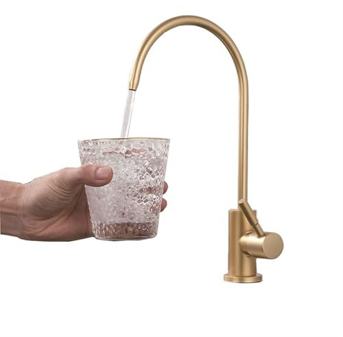 Évier de Cuisine doré au-Dessus du comptoir ou Installation sous Plan, lavabo Simple, éviers en Acier Inoxydable 304, lavabo doré Evier Cuisine(Only Pure Faucet)