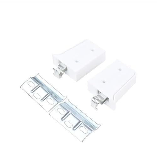 4 Piezas Herrajes Colgar Muebles Cocina, Soportes de Montaje Empotrado para Mueble de Pared, Colgador Mueble Suspendido para Muebles de Baño