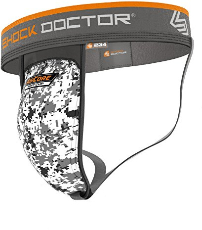 Shock Doctor Herren 's AirCore Soft Cup Supporter S weiß