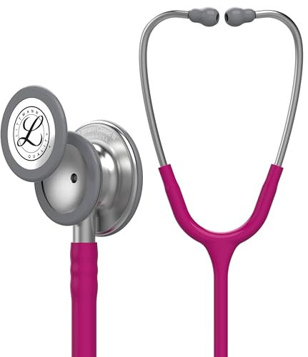 3M Littmann Classic III Fonendoscopio Para Monitorización, Tubo Color Rosa, 69 cm