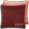 Joop! Kissenhülle Uni Doubleface Bordeaux-Orange Baumwolle Polyacryl, Maße: 50cm x 50cm, 758965