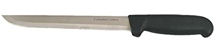 Columbia Cutlery 8 in. Fillet Knife - Straight Semi-Flexible (Single Fillet Knife) Black