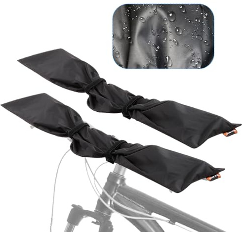 Aoreun Lot de 2 Housse de guidon Ebike Protection, Velo Electrique pour Guidon Housse, transport Protection contre la pluie, protection contre l'humidité, la poussière et la saleté, universelle