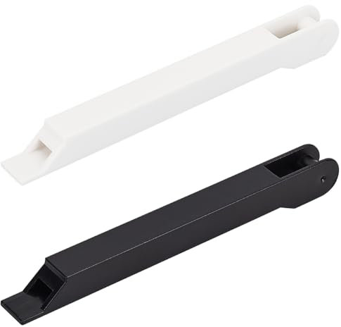 AHANDMAKER 2 cortadores de papel de mano para vidrios de colores, herramienta para envolver láminas de cobre para cinta de 7/32 pulgadas, cortador de papel de mano rectangular para vidrieras