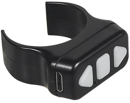 Dreuhuing Télécommande Multifonction pour téléphone Portable – Déclencheur à Distance pour Smartphones – déclencheur à Distance pour Selfie, Appareil Photo, télécommande sans Fil, Tourne-Page pour