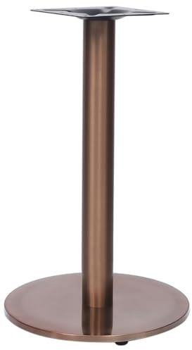 vidaXL Bistrotisch-Gestell Golden Ø45x72 cm Edelstahl, Untergestell, Tischgestell, Bistrotisch Gestell Stahl, Tischbein, Tischfuß, Stahlbein