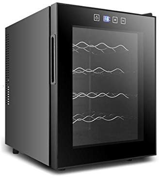 Refroidisseur de réfrigérateur, mini réfrigérateur à vin compact indépendant du refroidisseur de vin de comptoir avec verre à commande numérique d'une capacité de 12/16/20 bouteilles (TL49 (20 pièces)