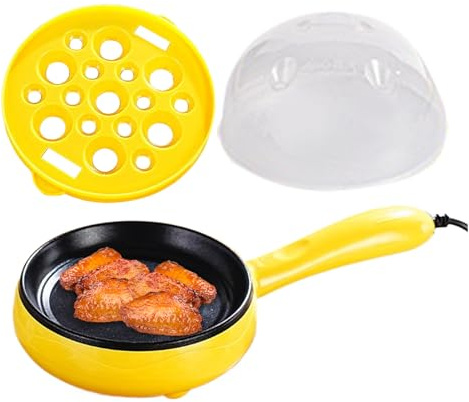 Générique Poêle Électrique - Cuiseur À Œufs Électrique | Casserole De Cuisine Multifonction Pour Omelette Pancake Steak Snacks Dîner Sans BPA