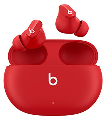 Beats Studio Buds - True Wireless Noise Cancelling Earbuds - Compatible with Apple & Android, Built-in Microphone, IPX4 Rating, Sweat Resistant Earphones, Class 1 Bluetooth Headphones - Red