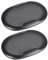 KORGALEY 1 par de Cubierta de Altavoz automático Rejilla de subwoofer de Audio para automóvil Negro 4 Pulgadas 6 Pulgadas 6x9 Rejilla Circular Decorativa Proteger Negro-C