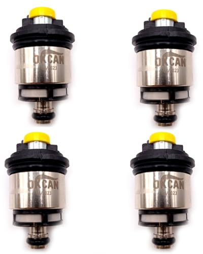 DN Autogas parts OKCAN CNG GPL 4 x iniettori MED GI25-65 Giallo AMP Tipo Sequente