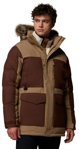 Columbia Parka Marquam Peak Fusion II, Omni-Heat Infinity, Omni-Shield Repellency, Isolation recyclée, Résistant à l'eau, Capuchon ajustable, Poches sécurisées avec fermetures éclair - Hommes