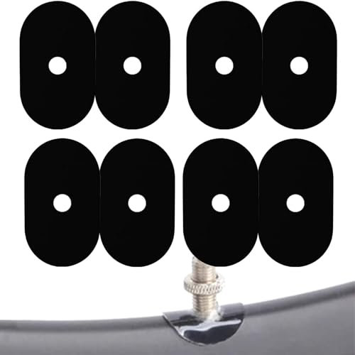 Aufkleber für Fahrradventile, Aufkleber für Fahrradluftdüsen und Felgen - 4X Fahrradreifen-Ventilaufkleber - Fahrrad-Ventilpolster-Aufkleber, Ventilkern-Aufkleber-Dichtung für Mountain Road Tube-Reife