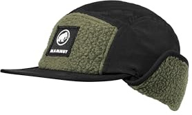 Mammut Gorra de Forro Pol, Negro-Dark Marsh, L-XL