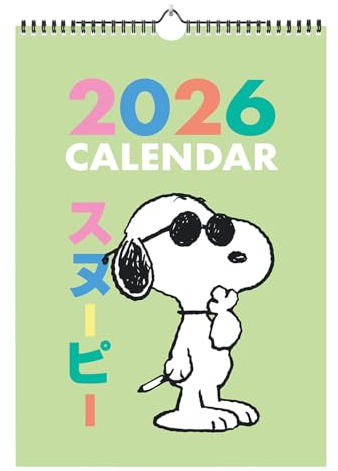 Grupo Erik Calendario 2026 pared grande Snoopy - Almanaque pared 2026 : Planificador mensual A3 : Con Ilustraciones a todo Color, espacio para Anotar y Fácil de colgar