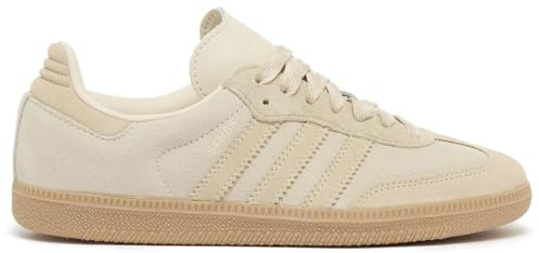 adidas Originals Samba OG Womens Sneaker, Beige Wonder White Sand, 8