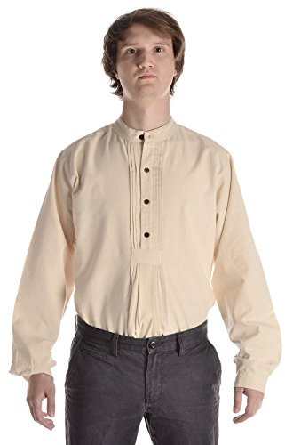 Hemad Camisa ISAR Tradicional - Algodón Puro - XXL Beige