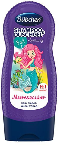 Bübchen 3in1 Shampoo, Duschgel und Spülung, Meereszauber, 230 ml