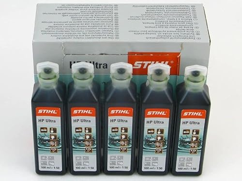 Stihl HP Ultra 100 ml One Shot 2 temps Huile supplémentaire N ° 0781 319 8060 Lot de 5