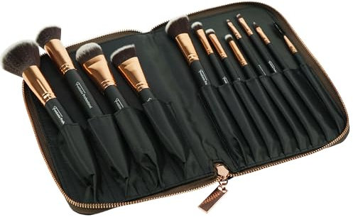 Fantasia Beauty Make Up Pinsel Set 12-teilig – Weiche, hautfreundliche Pinsel für ein natürliches Finish – Perfekt für Anfänger & Profis – Schminkpinsel Set vegan, leicht zu reinigen –Pinselset Makeup