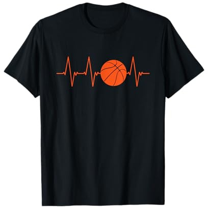 Basketball Herzschlag BBall Geschenk T-Shirt