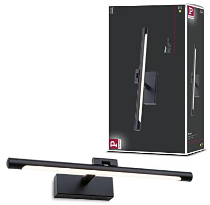 Paulmann 95564 LED Bilderleuchte Mingo 400mm incl. 1x9,5 W Warmweiß Schwarz Bildbeleuchtung Metall, Kunststoff Wandlampe 3000 K