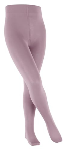 FALKE Unisex Kinder Strumpfhose Cotton Touch K Ti Baumwolle dick einfarbig 1 Stück, Rosa Thulit 8663, 134-146