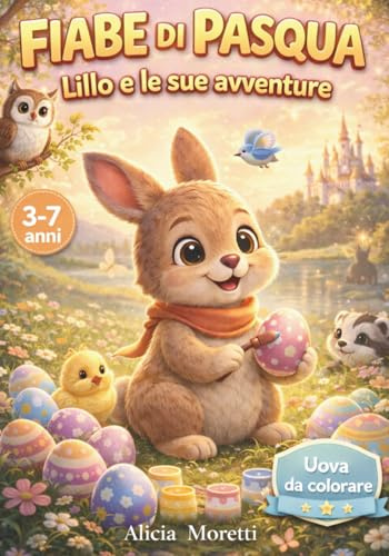 Fiabe di Pasqua – Lillo e le sue avventure: Libro di Pasqua per bambini dai 3 ai 7 anni, con fiabe illustrate sulla Pasqua e uova di pasqua da colorare, per imparare divertendosi