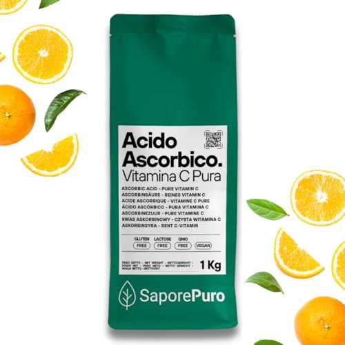 Acido ascorbico puro - Vitamina C in polvere - 1 Kg